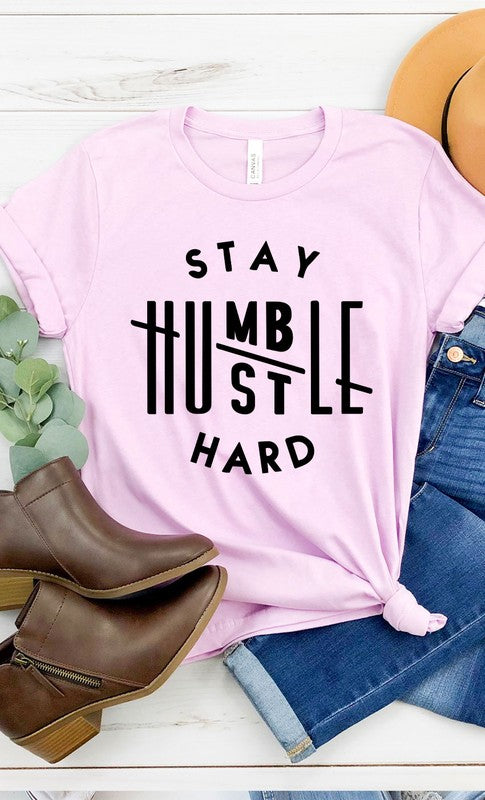 Stay Humble Hustle Hard Graphic Tee PLUS