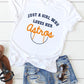 Just a girl who lovers her Astros graphic tee