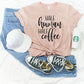 Half Human Half Coffee Graphic Tee