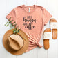 Half Human Half Coffee Graphic Tee