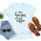 Half Human Half Coffee Graphic Tee