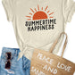 Summertime Happiness Softstyle Graphic Tee