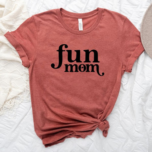 Fun Mom Short Sleeve Graphic Tee